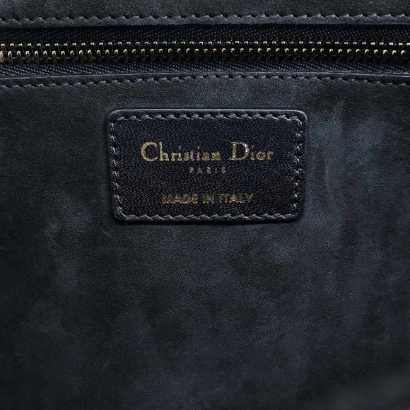 Christian Dior Dior Addict Chain Shoulder Handbag Cannage Black - Picture 9 of 12